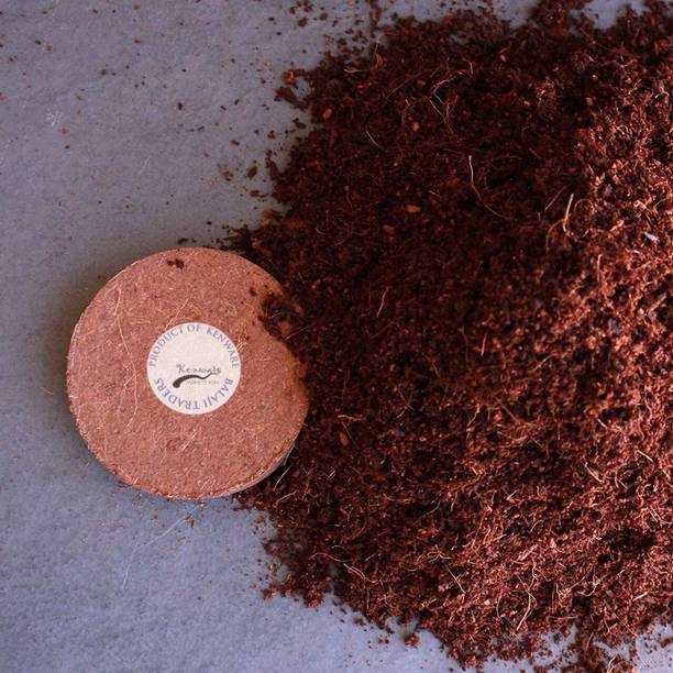 Kenware Cocopeat/Agropeat Discs for Gardening and Plants (100gm) High E.C. (expands to 400 GMS) Potting Mixture