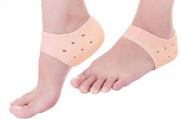 ALLinONEbuy Silicone Heel Protector Socks For Moisturizing Breathable Anti Crack Support Heel Support