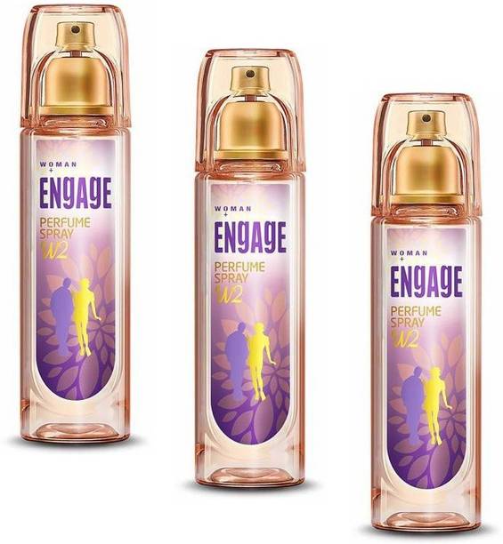 Engage W2 Perfume 120ml - 3Pcs QJ59 Eau de Parfum  -  360 ml