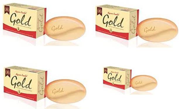 Mysore Sandal SOAP GOLD SOAP 125g * 4