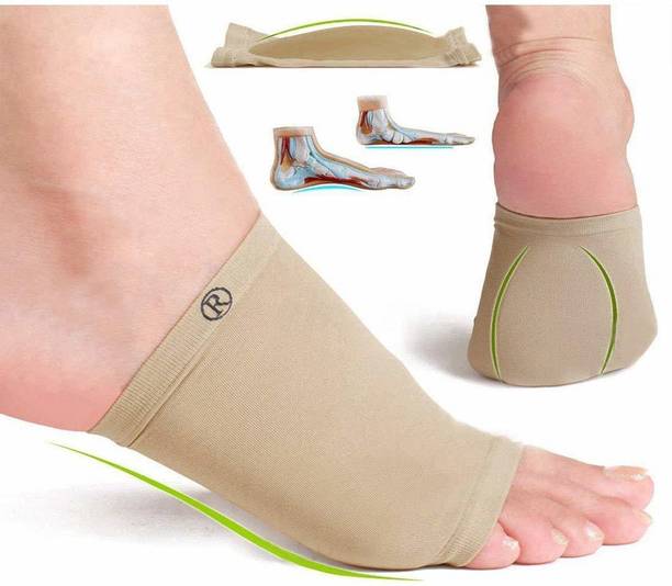 हूपोज Arch Support Sleeve Cushion Heel Spurs Plantar Fasciitis Neuromas Flat Feet हील सपोर्ट