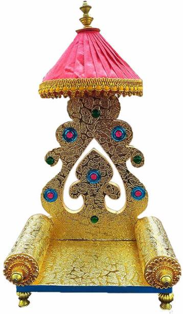 S A Gifts Sai Amrut Singhasan Sai Baba Statue Decorative Showpiece  -  28 cm