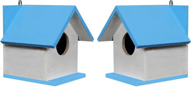 Paxidaya WOODEN BIRD HOUSE 02 PIECE. Bird House