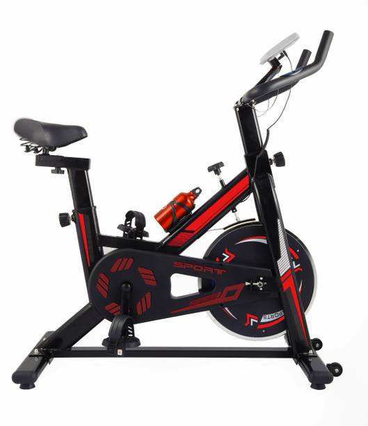 DOLPHY Indoor Cycling Bike with LCD Monitor,Phone Holder Spinner Exercise Bike
