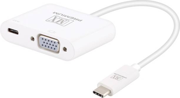MX USB C to VGA Adapter Hub with Type C PD 60W Fast Charging for USB-C P 5101VC USB Hub