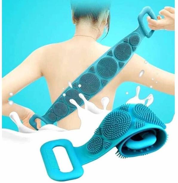 BKDT Marketing Silicone Massager Bath Dual Double Sided Back Scrubber Belt