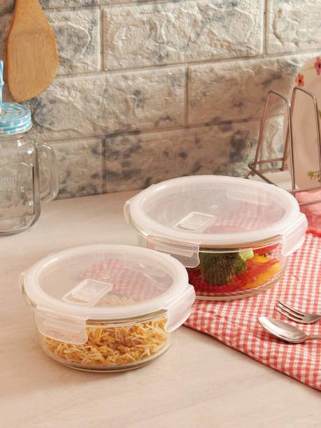 Femora Glass Fridge Container  - 380 ml