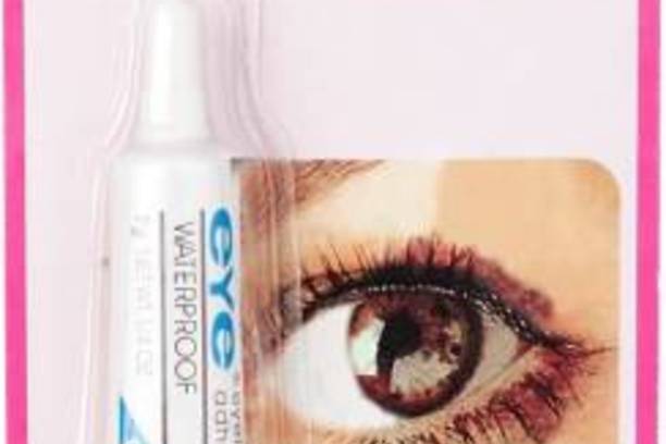 AVEU Waterproof False Eyelashes Makeup Adhesive Eye Lash Glue Clear White (Pack of 1)