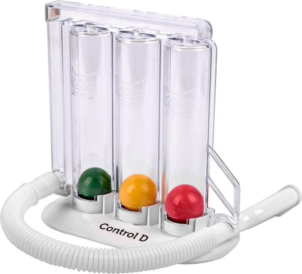 Control D Lung Exerciser Respiratory Respirometer 3 Ball Spirometer Respiratory Exerciser