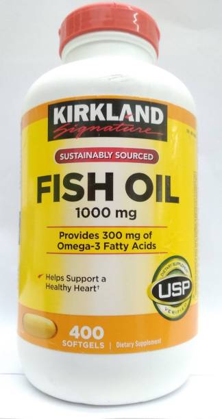 KIRKLAND Signature Fish Oil 1000 mg - 400 softgels