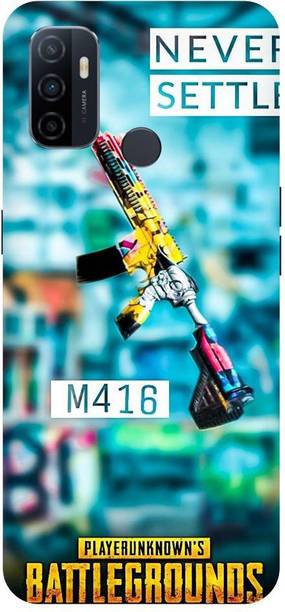 Zaplab Back Cover for OPPO A53 ,CPH2127 M416,Pubg Game Printed Back Cover