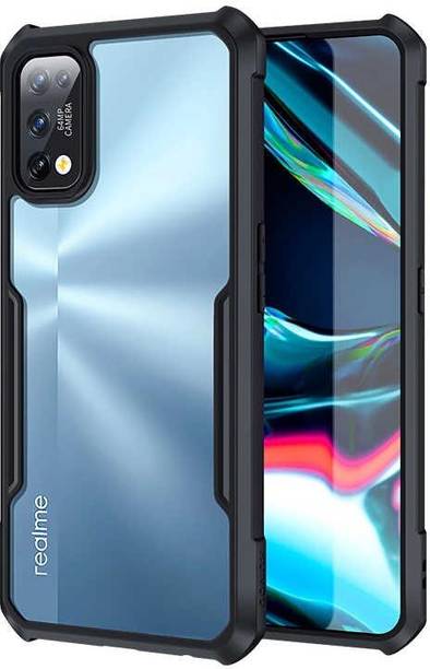 VAPRIF Back Cover for Realme 7 Pro, Transparent Hybrid Hard PC Back TPU Bumper