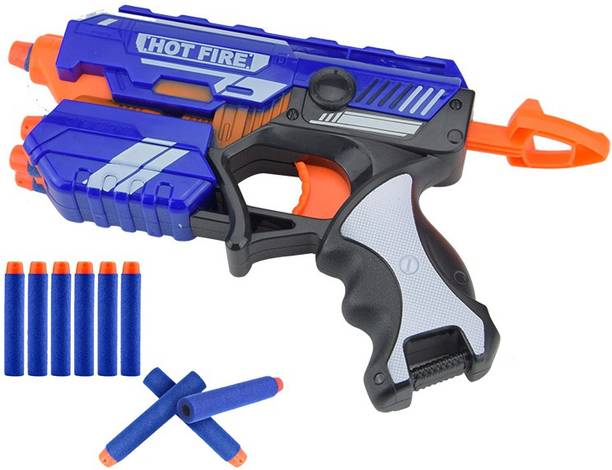 SNM97 Manual Blaze Storm Gun Blaster with 10 Foam Bullets for Kids Guns & Darts
