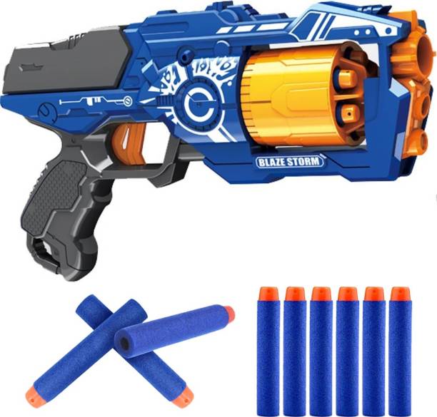 Toyshack Manual Crazy Blaze Gun with 20 Foam Bullets for Kids Guns & Darts