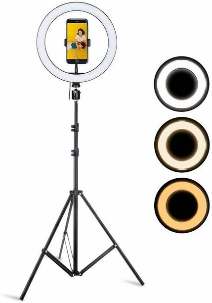 Wrapo 10 Inch Ring Light With Tripod Stand In 3 Modes Adjustable Light Ring Flash