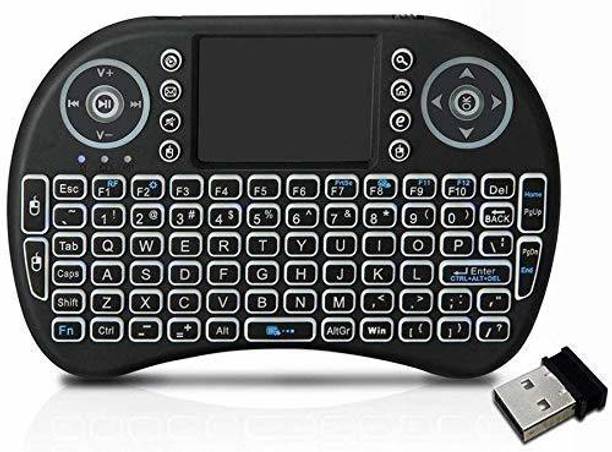 Wifton Mini Bluetooth Keyboard with Touchpad&QWERTY Keyboard, Backlit-X4 Bluetooth Handheld Multi-device Keyboard Compatible with Desktop, Laptop, Mac