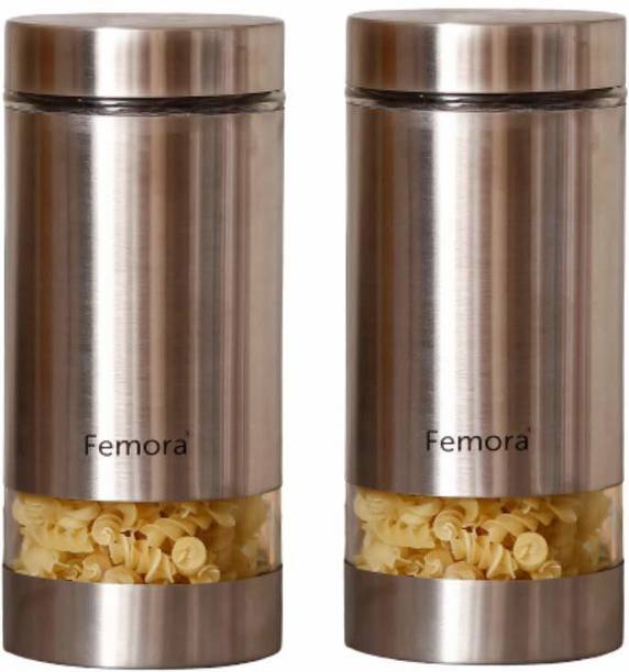 Femora Steel Grocery Container  - 1300 ml