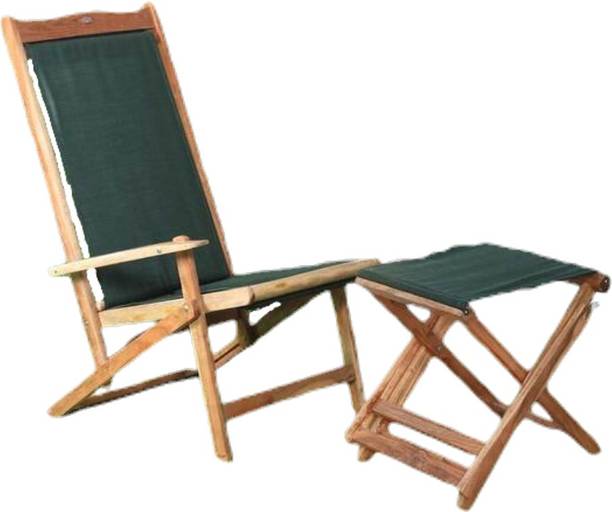 spacepanda Solid Wood Table & Chair Set
