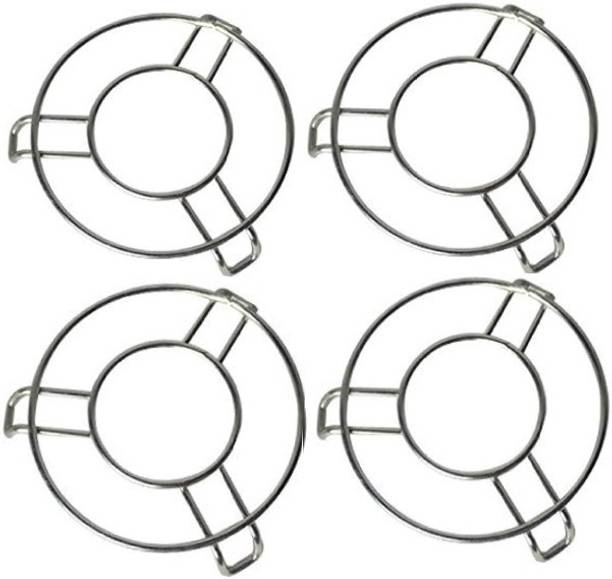 CRAZYGOL Steel Resistant Hot Mat Pan/Pot Stand Mat mirror Trivet Mirror Round Trivet