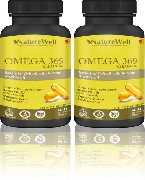 Naturewell Ultra Omega 369 Fish Oil 1000mg Capsule for Men & for Women (2)