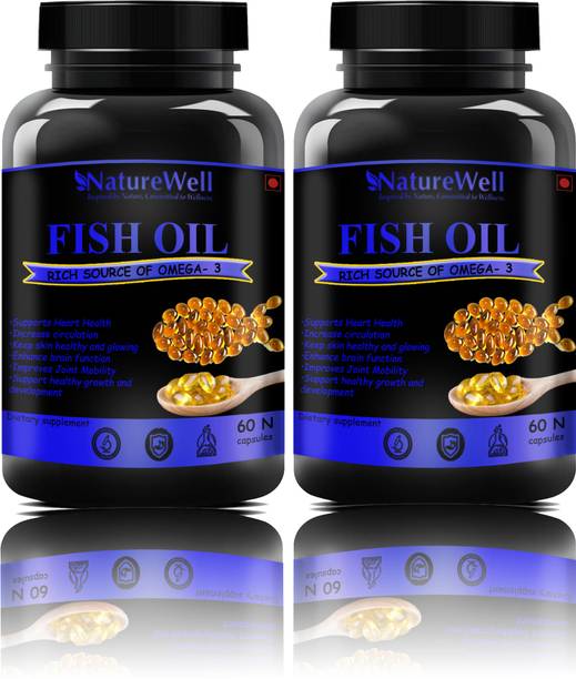 Naturewell Ultra Fish Oil (Triple Strength) With 1000Mg Omega 3 Blue(120 capsules)