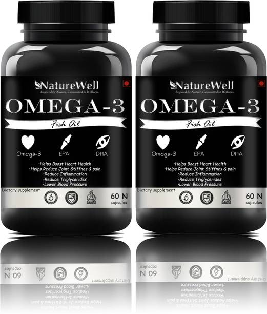 Naturewell Ultra Fish Oil (Triple Strength) With 1000Mg Omega 3 (Silver)(120 capsules)