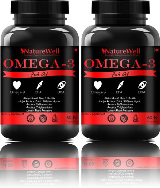 Naturewell Ultra Fish Oil (Triple Strength) With 1000Mg Omega 3 (Red)(120 capsules)