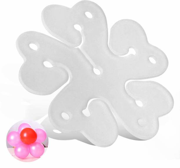 Smartcraft Solid Balloons Clip, Portable Flower Shape 36 Balloons Holder for Event Decorations Birthday Wedding Party Supplies- Pack of 6 Balloon