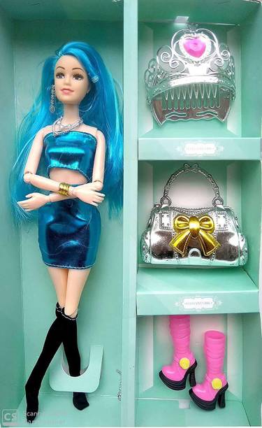 BKDT Marketing Doll with Movable Joints arms, legs, knee, elbow, hands, head with Fashion Accessories