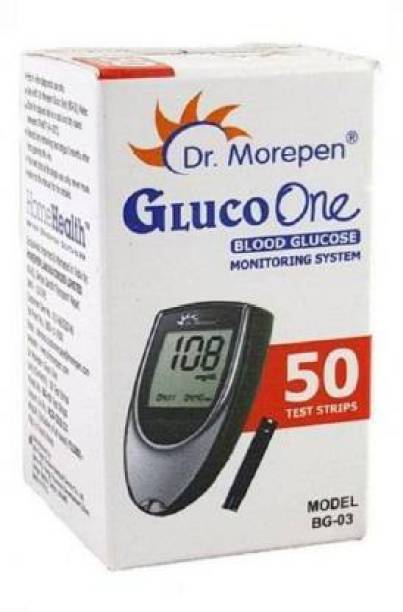 Dr. Morepen GLUCO ONE BG-03 50 STRIP PACK OF 1 Glucometer