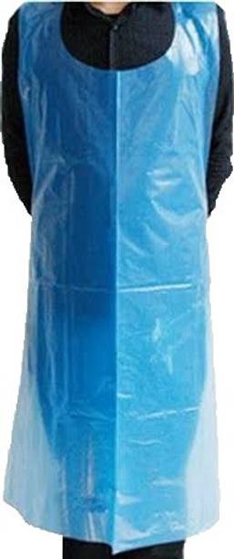 Iconic Disposable plastic apron (PACK OF 100), KITCHEN APRON, PATIENT APRON Safety Jacket