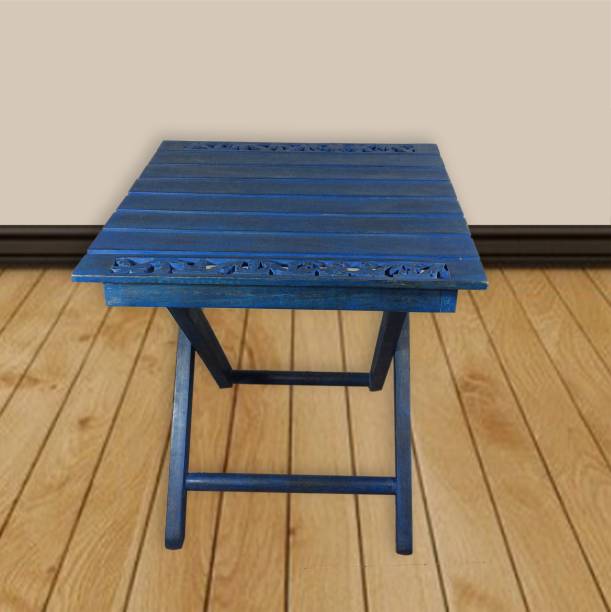 Blue One Size MEELANO 56-BLU Side Table