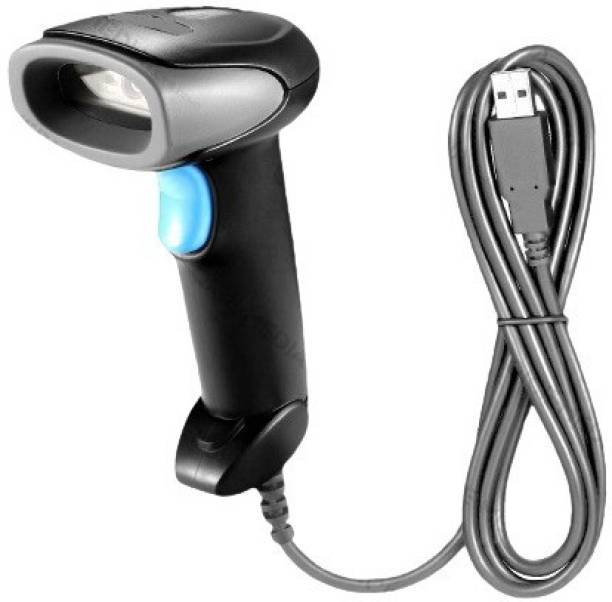 TELEPORT TP-2000 Laser Barcode Scanner, Handheld 1 D USB Wired 2M straight cable, 32-bit Barcode Reader TP-2000 Laser Barcode Scanner