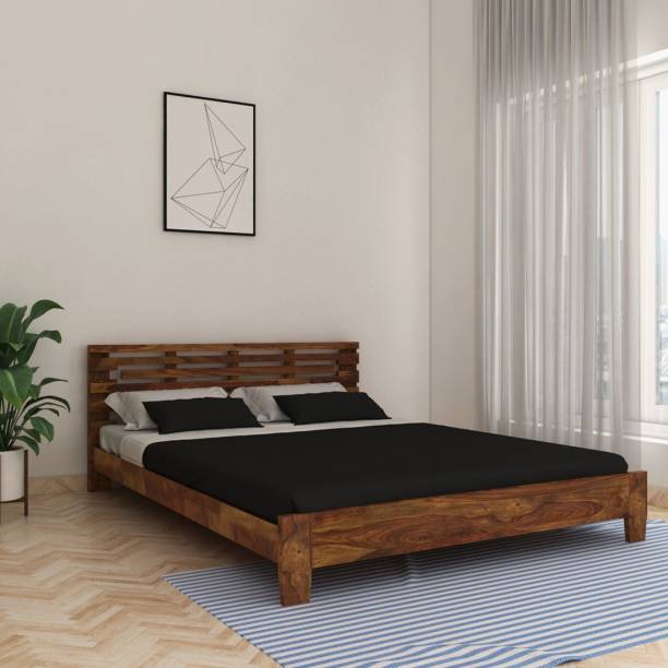 Vintej Home Moroni Sheesham Solid Wood King Bed