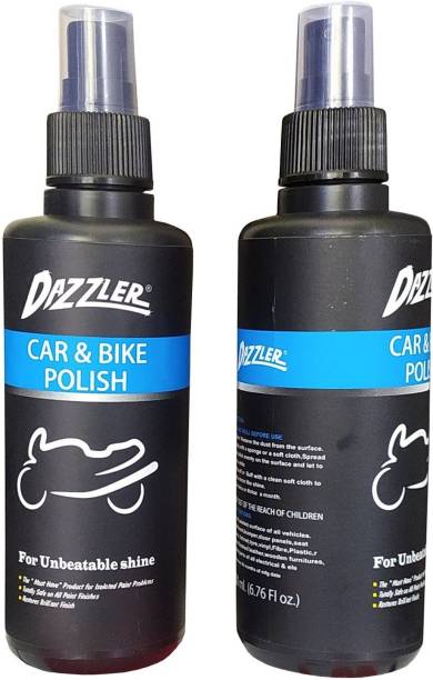 Dazzler Liquid Car Polish for Metal Parts, Dashboard, Chrome Accent, Exterior