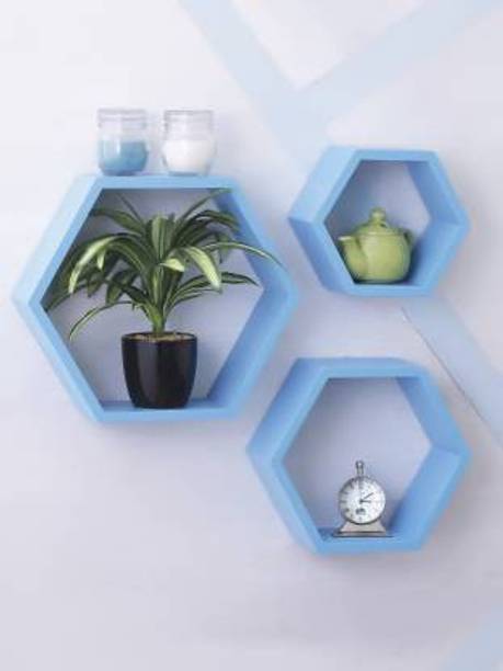 classiconline Set of 3 Engineered Wood Display Unit