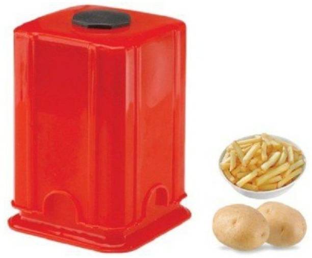 Ghelonadi Plastic Potato Chipser Chips Machine French Fries Cutter for Home Kitchen Vegetable Chopper