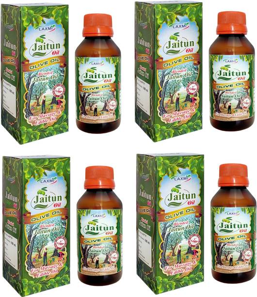 LAXMI OLIVE OIL Jaitun tail Edible oil Moisturizes Skin, Fights Signs Of Aging, Improves Skin Health, Keeps Hair Healthy, Helps Remove Makeup Olive Oil Plastic Bottle