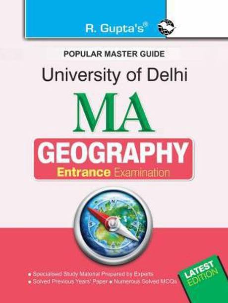 R Gupta University Of Delhi M A Geography Entrance Exam Guide