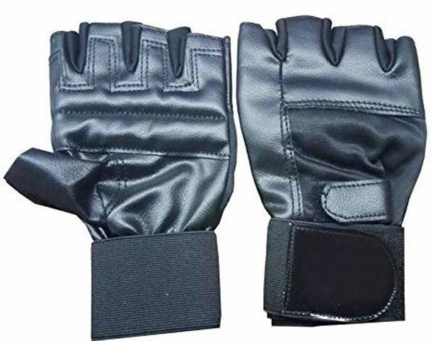KORBAX Leather Premium Weight Lifting Gym & Fitness Gloves , Gym Workouts Gym & Fitness Gloves