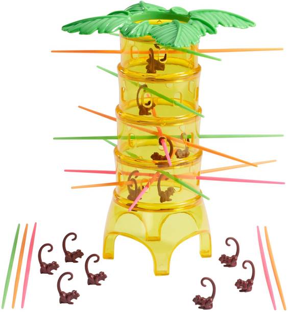 mattel GAMES Fast Fun Tumblin' Monkeys Party & Fun Board Game