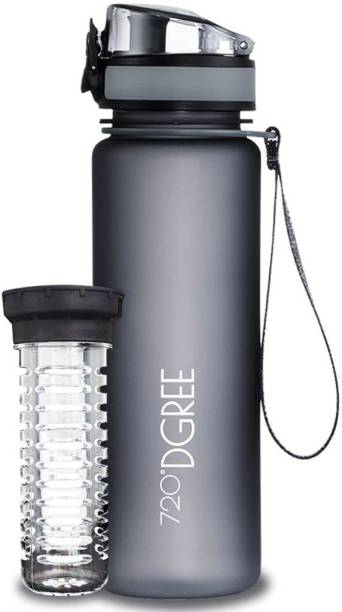 720°DGREE Tritan Fruit Infuser BPA Free | 100% Leak Proof | Gym Fitness Sports Yoga Travel | 500 ml Bottle