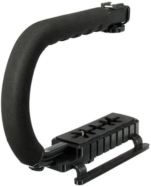 Hiffin c stabilizer Universal Stabilizer C-Shape Bracket Video Handheld Grip for DSLR DV Camera Custom Flash Bracket