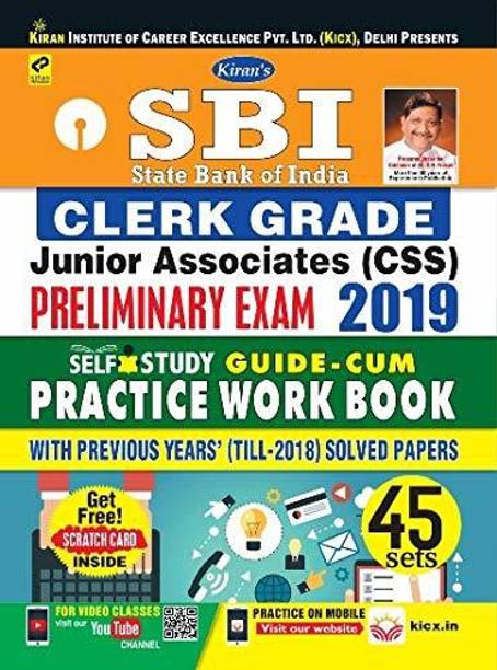 Kiran’s Sbi Clerk Grade Junior Associates (Css) Preliminary Exam Self Study Guide- Cum Practice Work Book-English(2534)