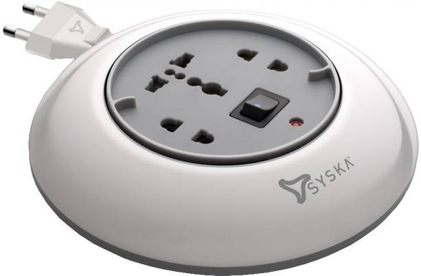 Syska 1500W Universal Sockets Power Wheel 3  Socket Extension Boards
