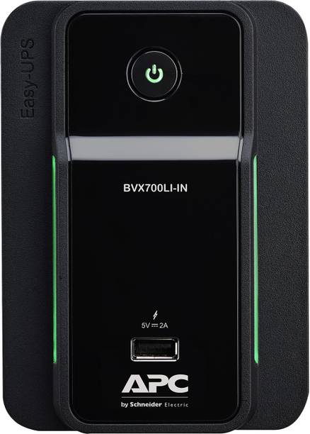 APC BVX700LI-IN 230 V Line-interactive Tower Model UPS with Overload Protection 3 Outlet Plugs