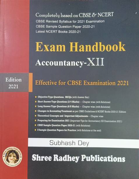 EXAM HANDBOOK ACCOUNTANCY-XII (2021)