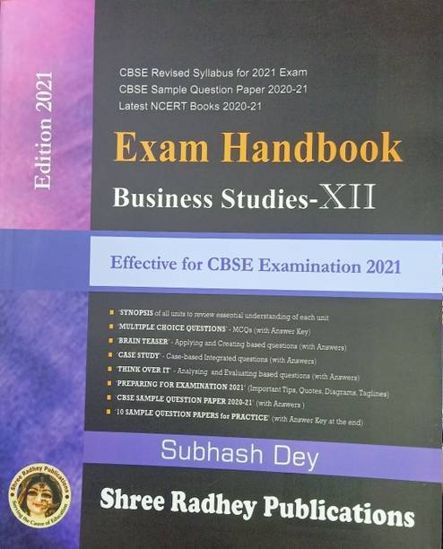 EXAM HANDBOOK BUSINESS STUDIES-XII (2021)