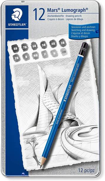 STAEDTLER 6B, 5B, 4B, 3B, 2B, B, HB, F, H, 2H, 3H, 4H Pencil