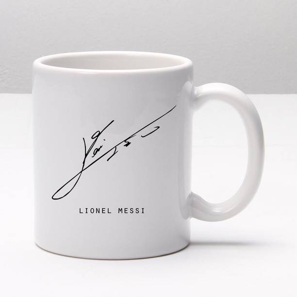 जैपुरर्ट Lionel Messi Signature सिरेमिक मग